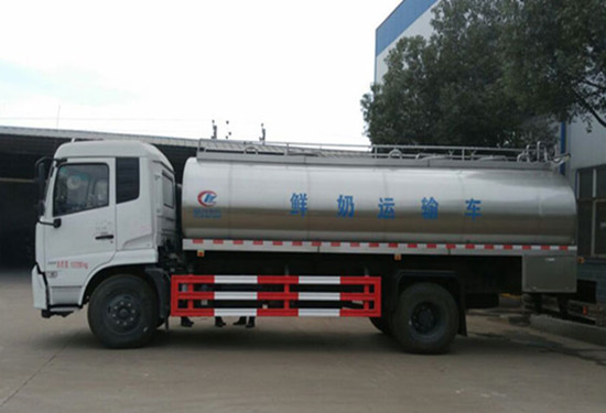 东风天锦10吨鲜奶运输车